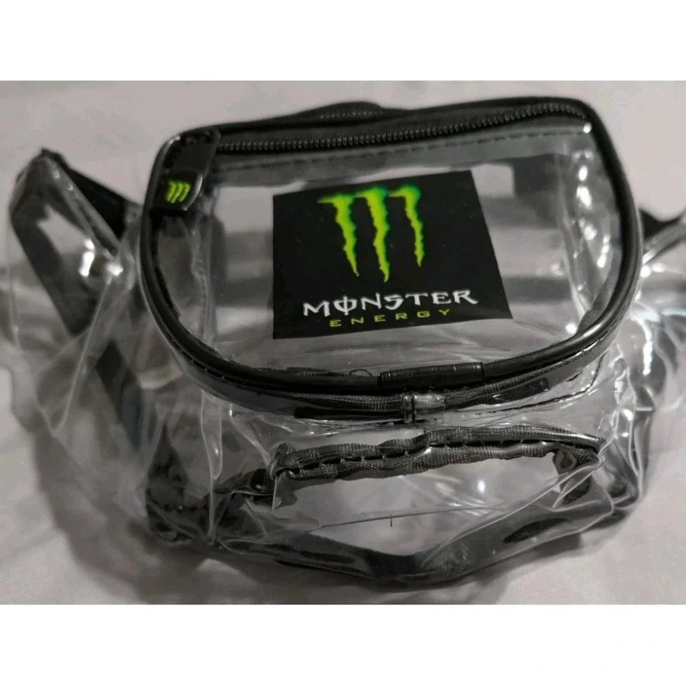 Monster Energy Clear Crossbody Waist Pack Transparent Stadium Approved Bag